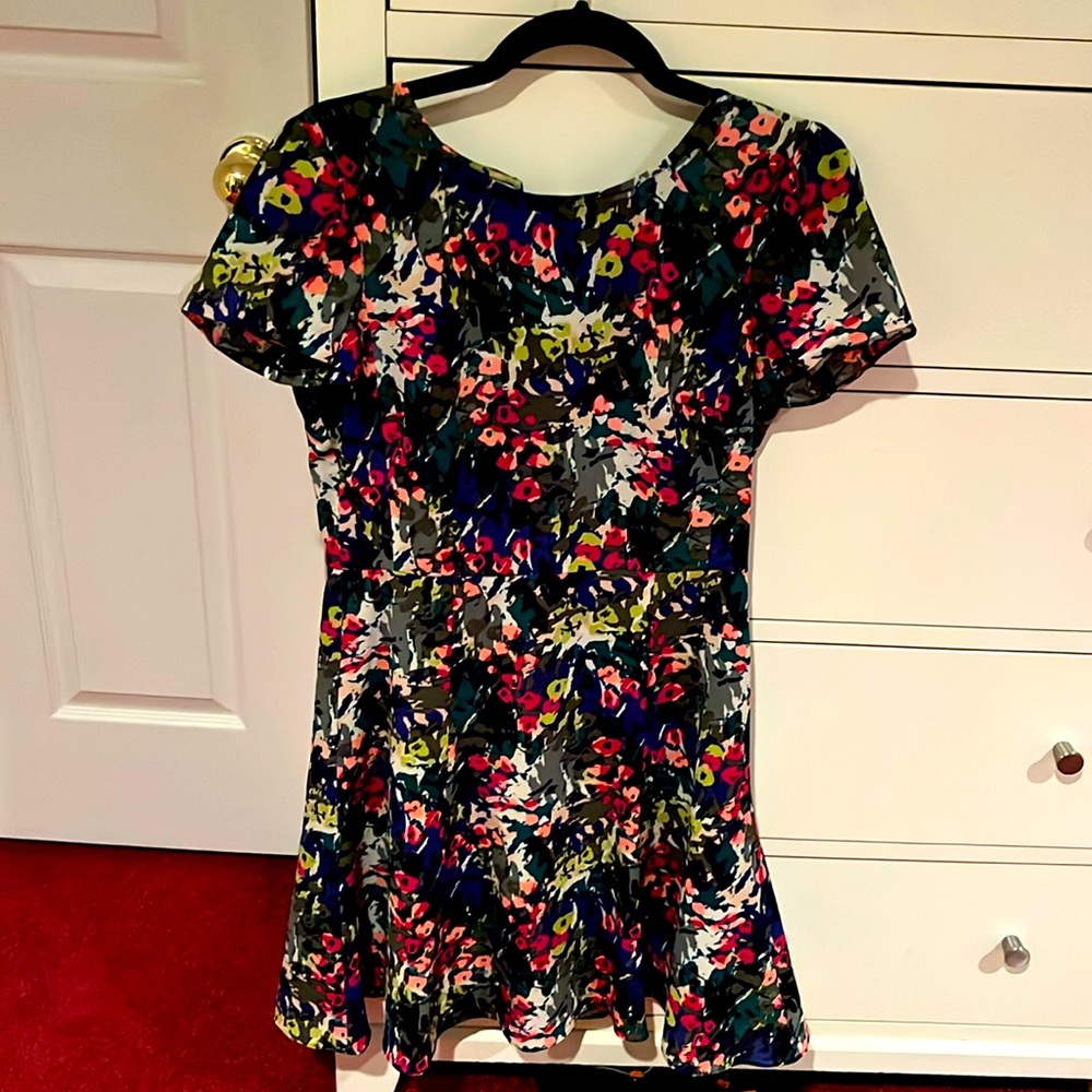Floral jcrew dress